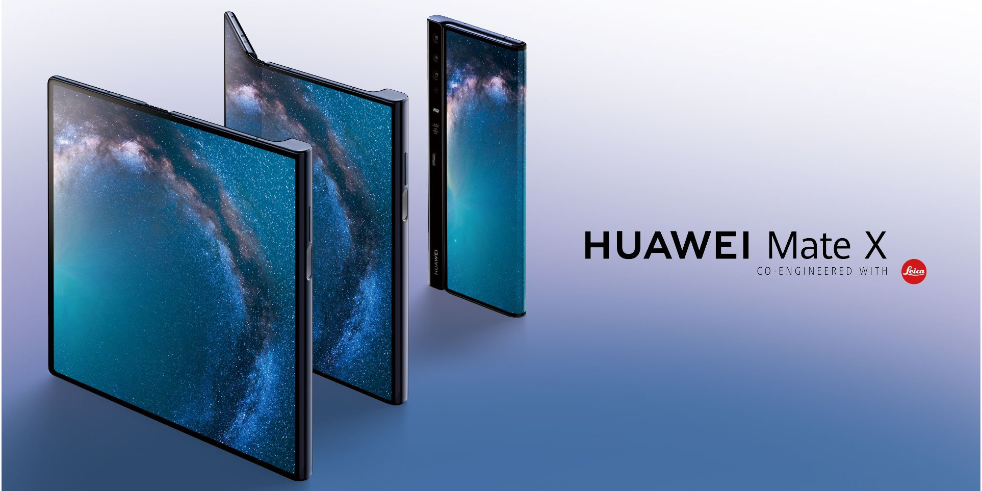 3 состояния экрана Huawei Mate X Huawei must have 2021